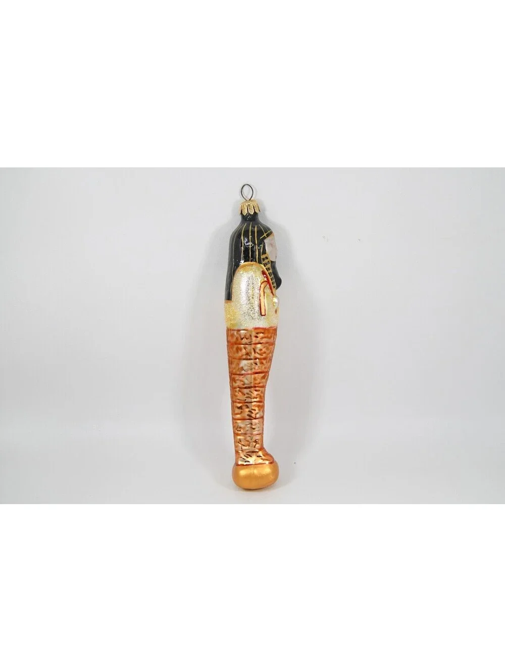 Christopher Radko All Wrapped Up Egyptian Mummy Sarcophagus Halloween Ornament